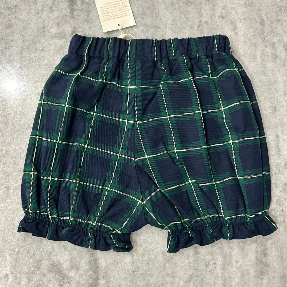 The Beaufort Bonnet Company Natalie Knickers Holiday Plaid Size 6